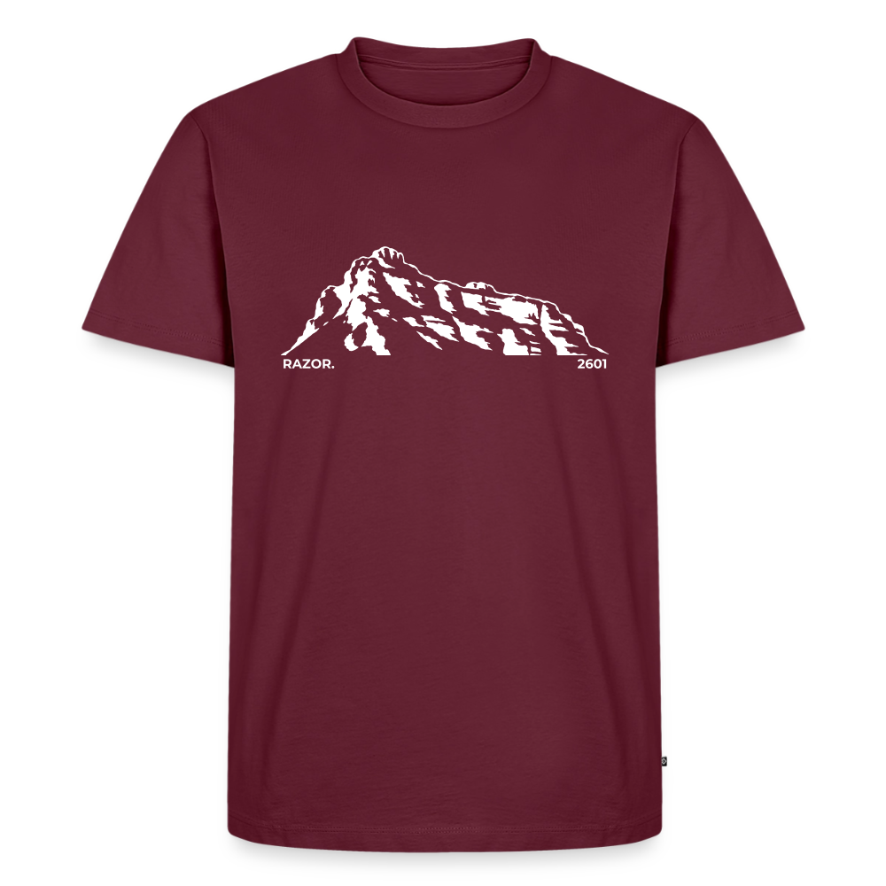 Razor. | Temni toni - burgundy